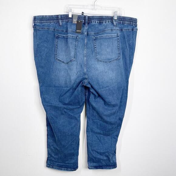 NWT TORRID Pull On Boyfriend Straight Soft Mid Rise Jeans Sz. 5 5X 28 Short - Picture 5 of 5